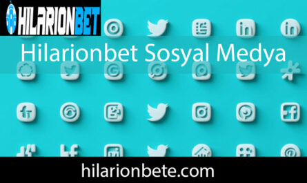 Hilarionbet sosyal medya hesaplarıyla etkileyici konumdadır.